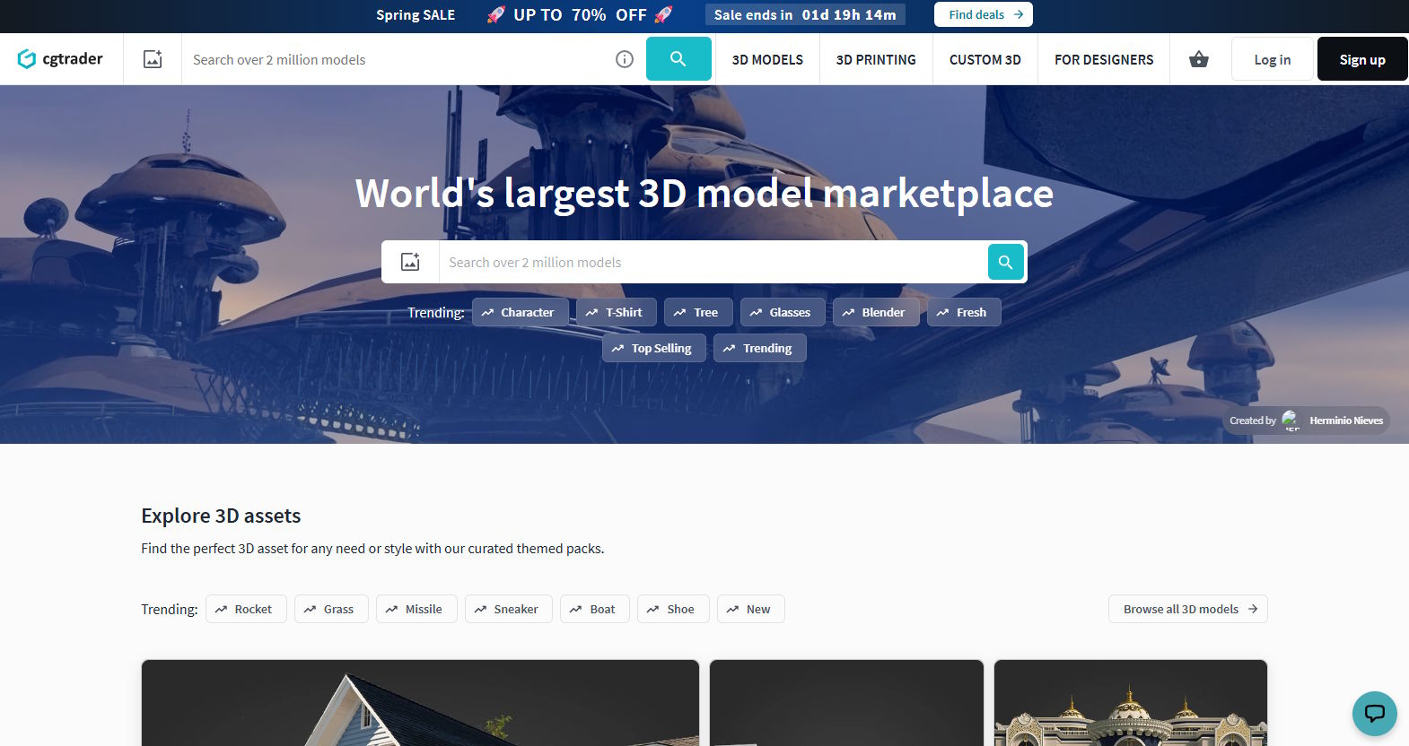 CGTrader screenshot