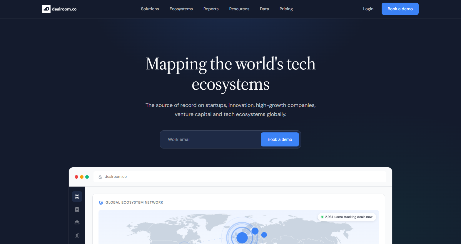 Dealroom screenshot