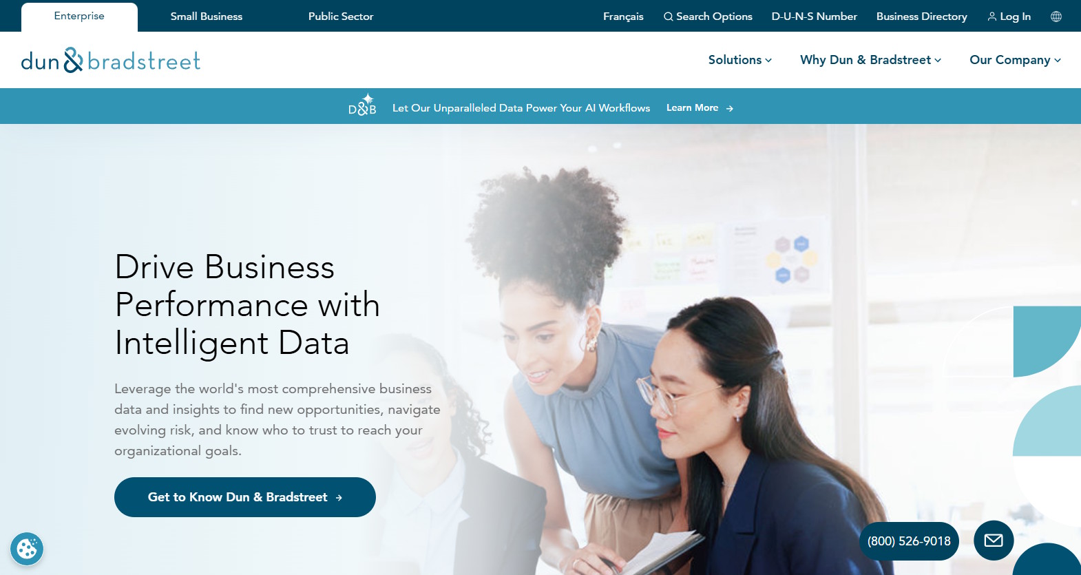 D&B (Dun & Bradstreet) screenshot