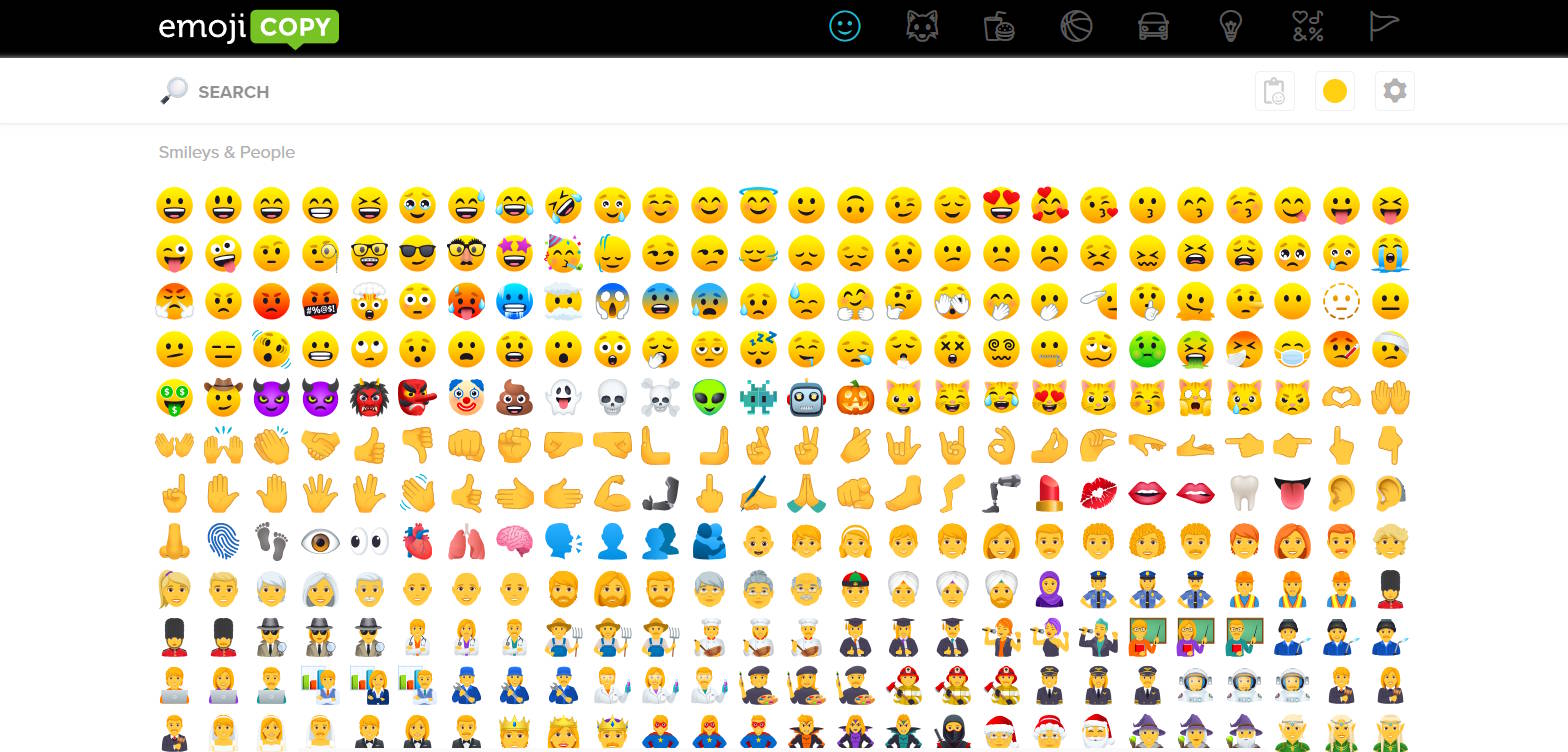 EmojiCopy screenshot