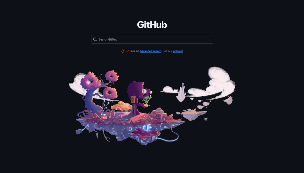 GitHub Search screenshot