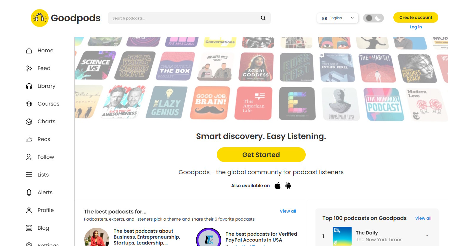 Goodpods screenshot