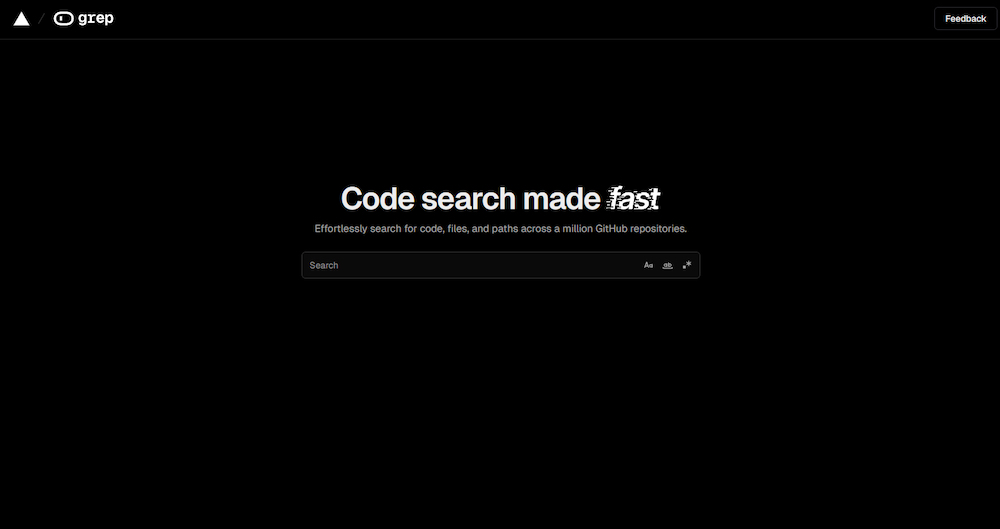 Grep.app screenshot