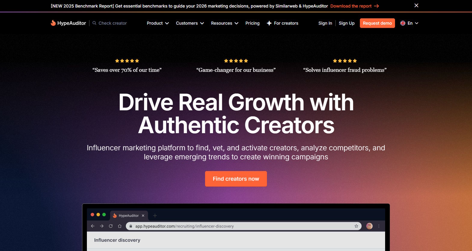HypeAuditor screenshot