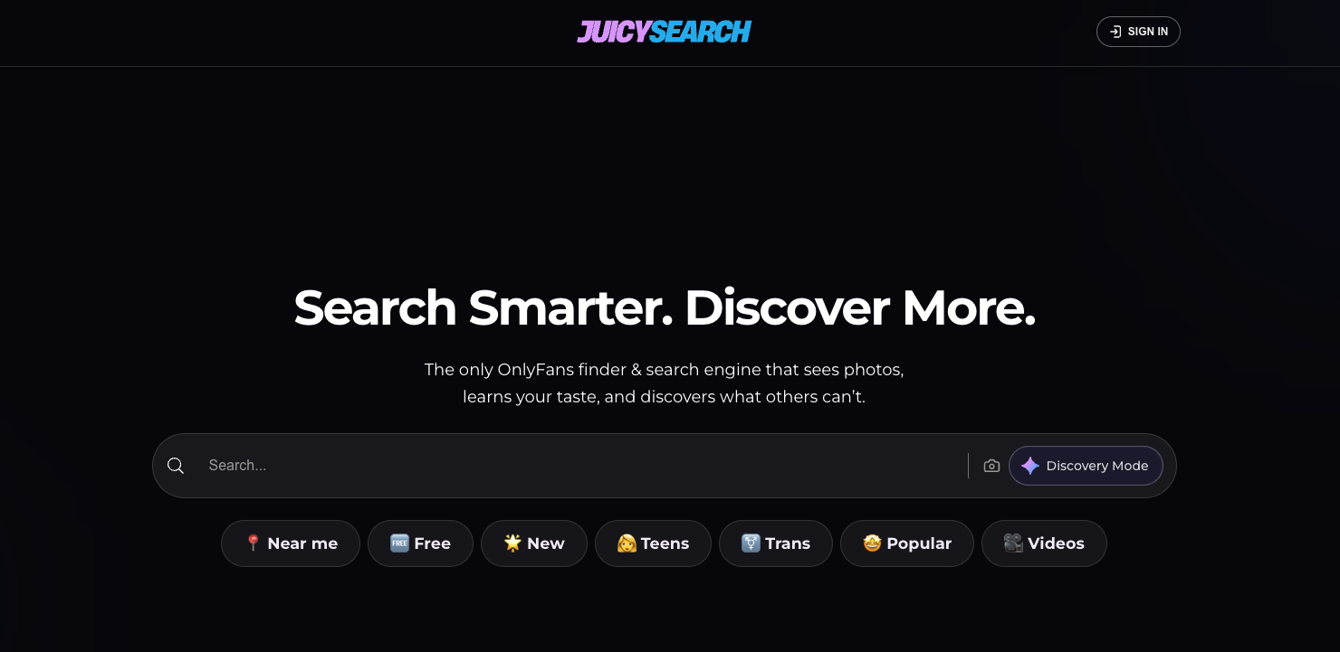 JuicySearch screenshot