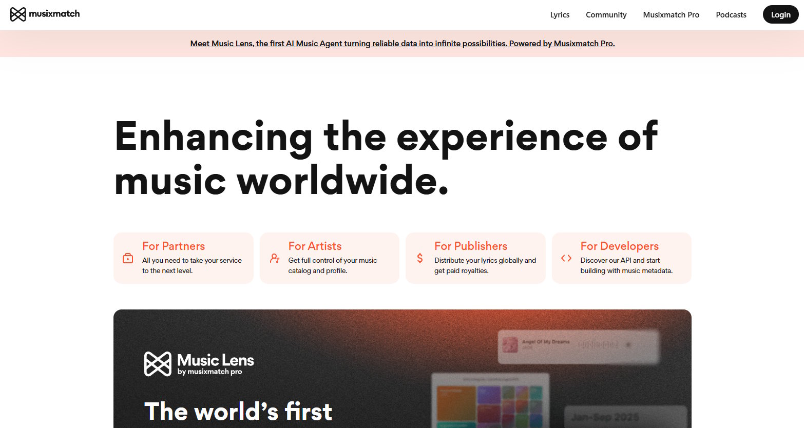 Musixmatch screenshot