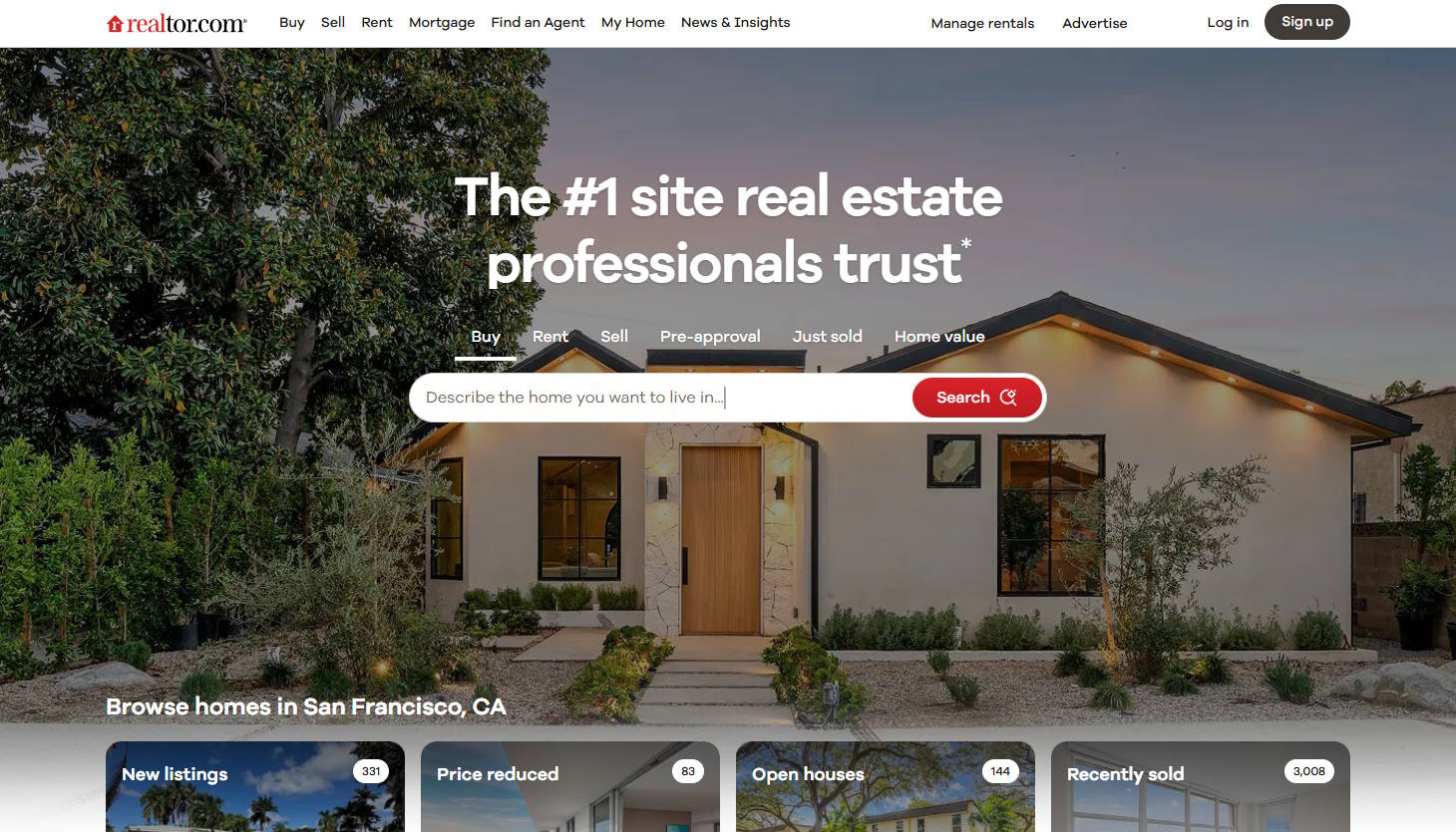 Realtor.com screenshot