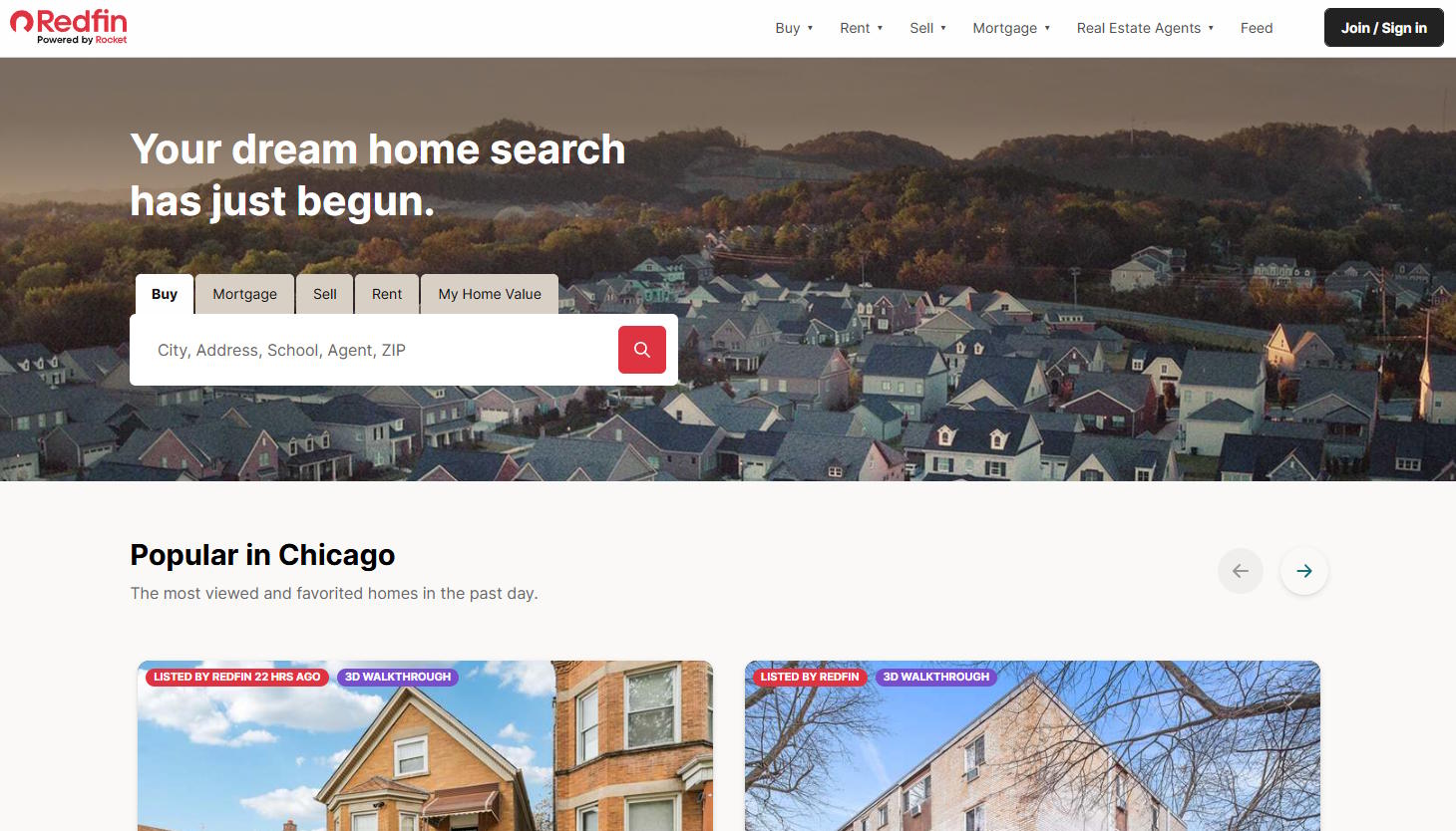 Redfin screenshot