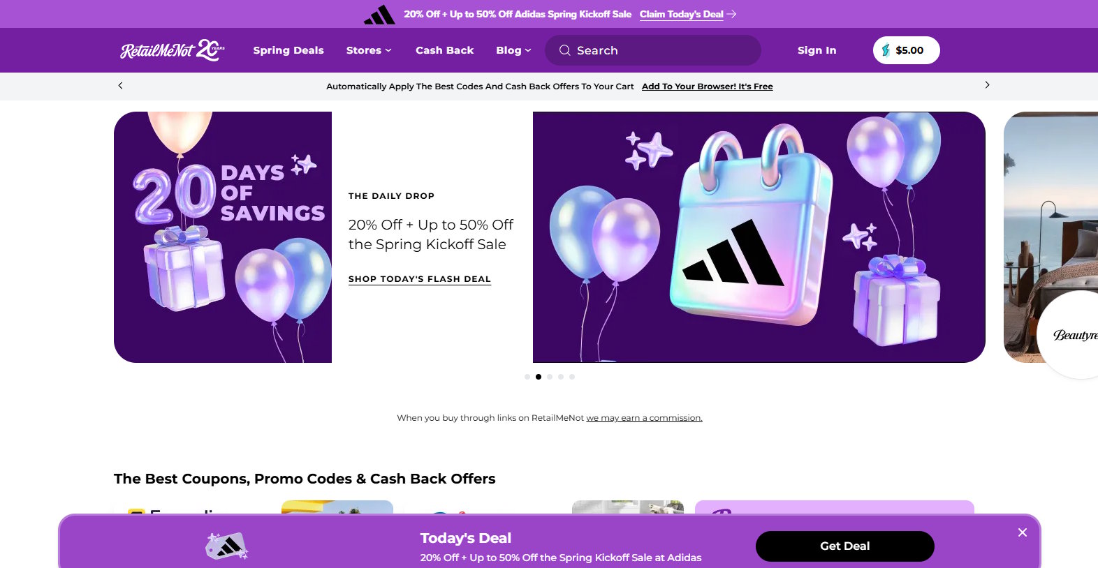 RetailMeNot screenshot