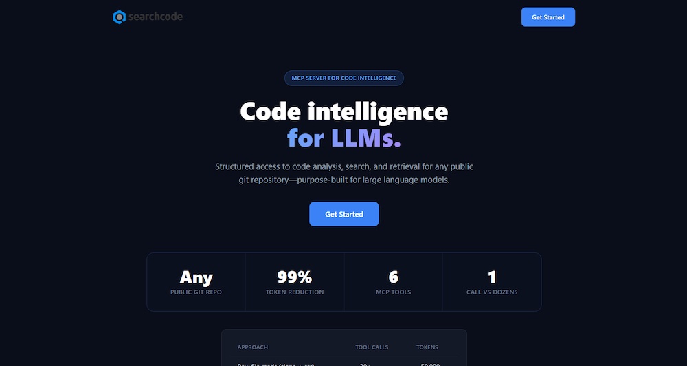 SearchCode screenshot