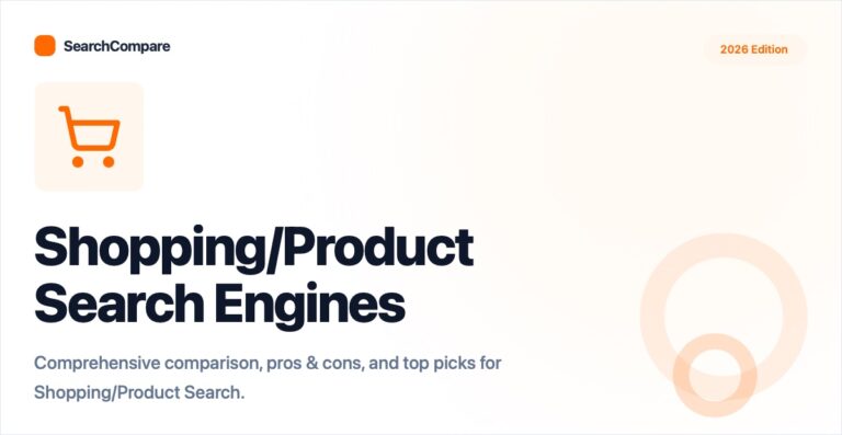 shopping product search engines
