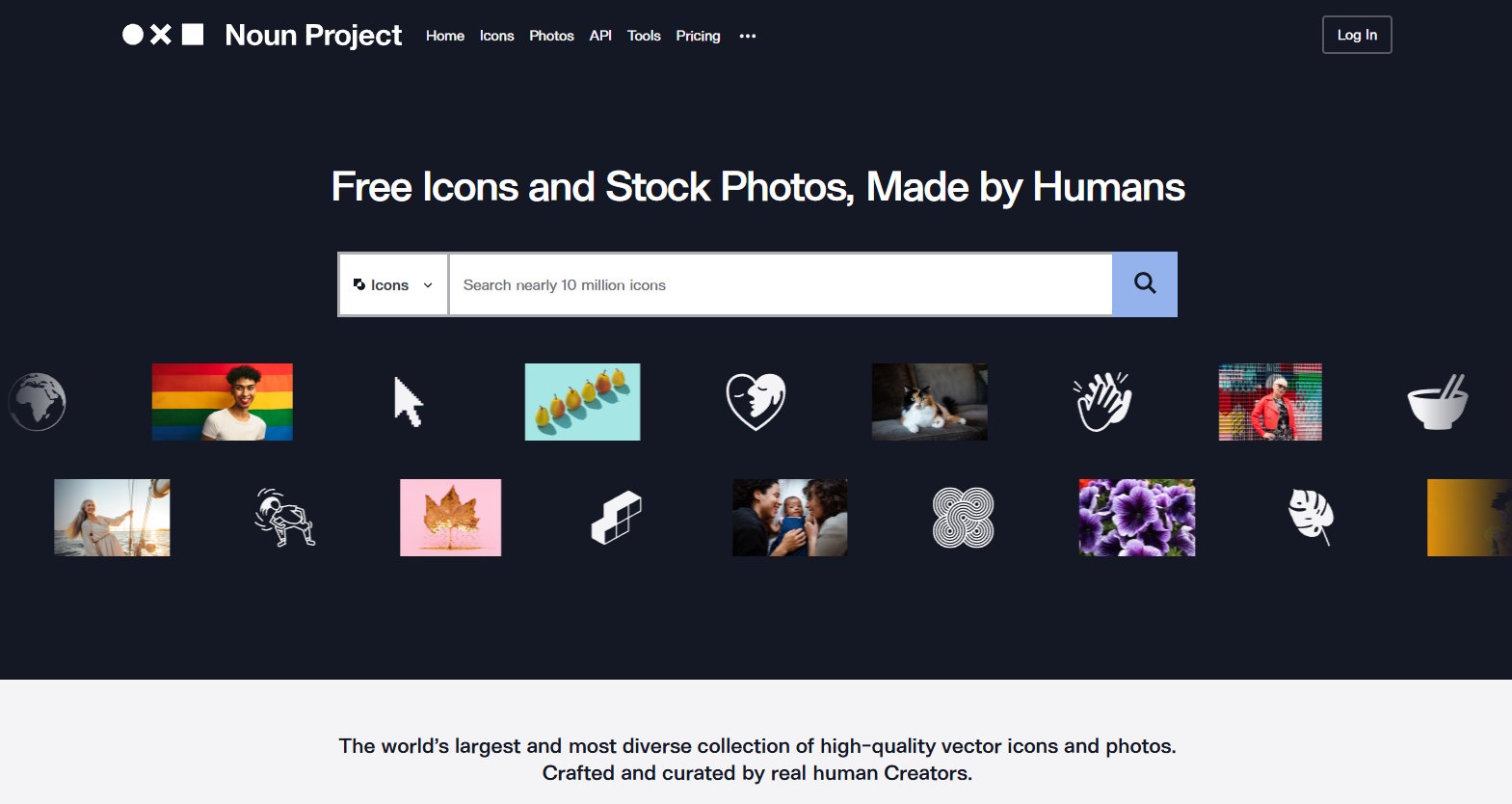 The Noun Project screenshot