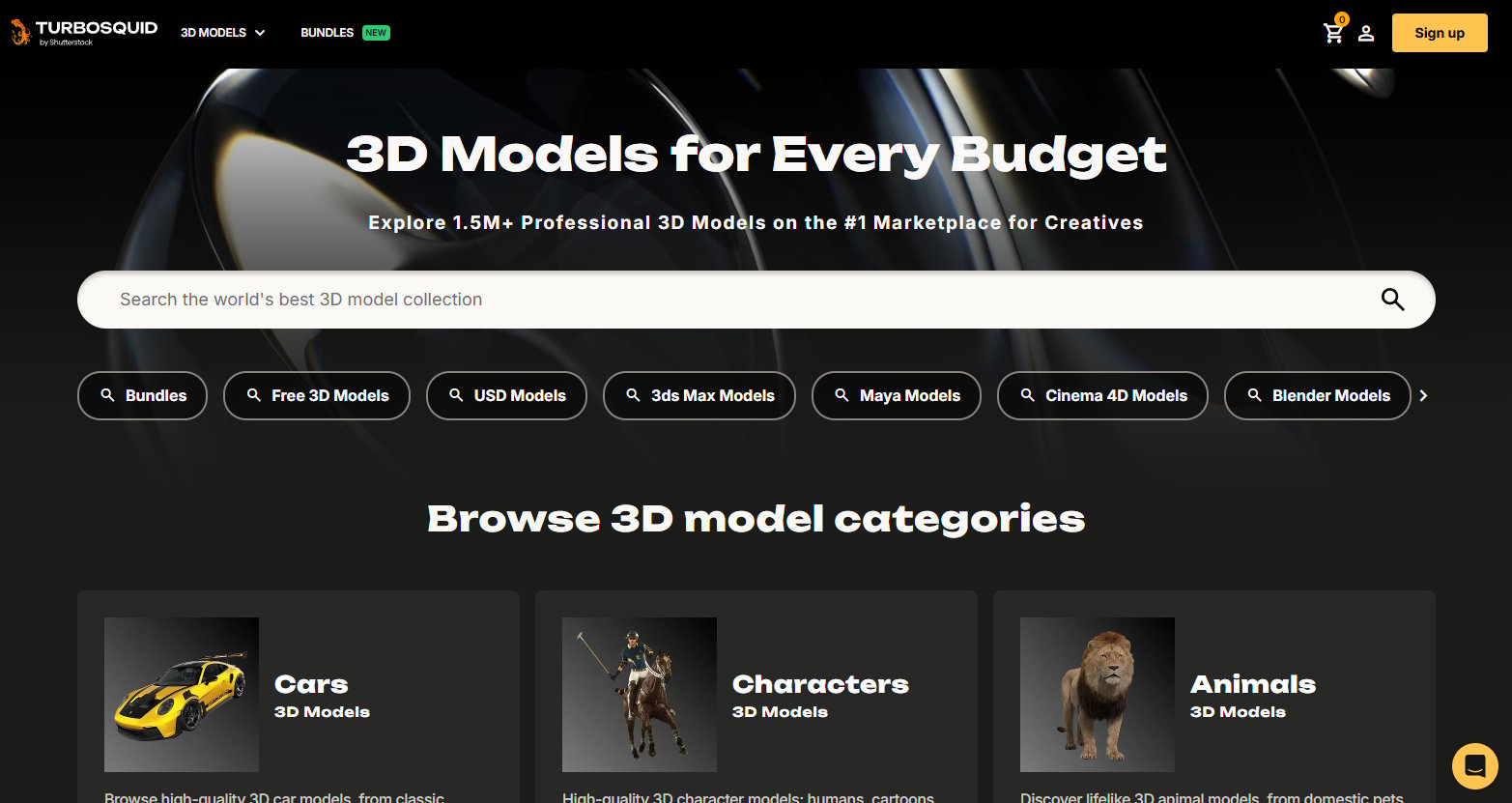 TurboSquid screenshot
