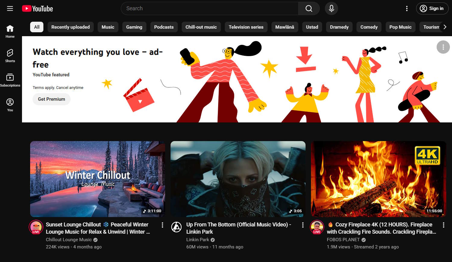 YouTube screenshot